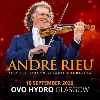 ANDRE RIEU, OVO HYDRO GLASGOW, THURSDAY 10TH SEPTEMBER 2026